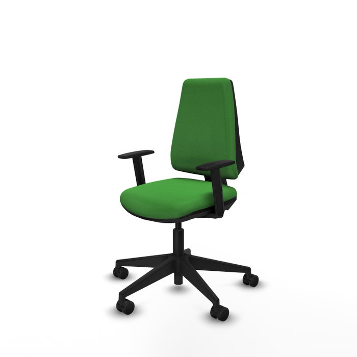 PIQUERAS Y CRESPO Chaise de Bureau Elche Vert avec Accoudoirs 1D PIQUERAS Y CRESPO Chaise de Bureau Elche Vert avec Accoudoirs 1D
