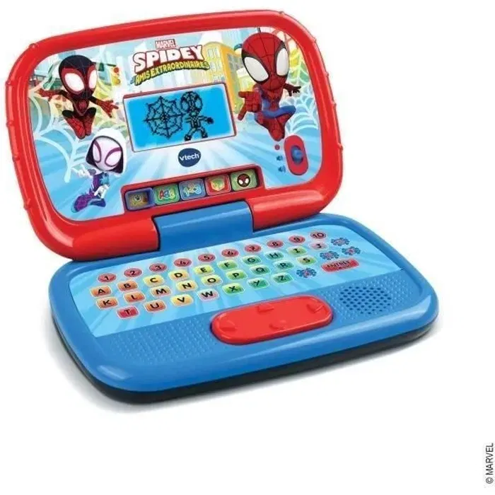 Vtech Spidey - Ordinateur Éducatif Parlant avec 15 Activités - Apprentissage Alphabet, Chiffres, Phonétique - Pour Enfants 3 à 7 Ans - En Français Vtech Spidey - Ordinateur Éducatif Parlant avec 15 Activités - Apprentissage Alphabet, Chiffres, Phonétique - Pour Enfants 3 à 7 Ans - En Français
