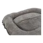 TRIXIE - Vital LENNOX - Coussin orthopédique pour chien - Tissu chenille ovale - 70 x 55 cm - Gris - Mousse mémoire et confort