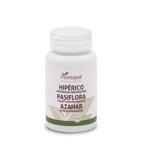 PLANTAPOL Hipérico, Pasiflora, Azahar 100 comprimés PLANTAPOL Hipérico, Pasiflora, Azahar 100 comprimés