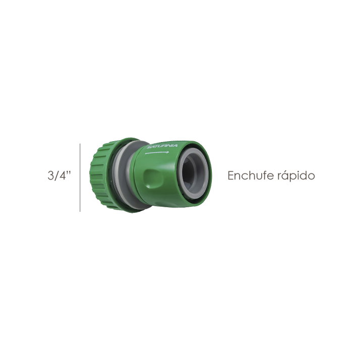 SATURNIA Connecteur tuyau plastique 3/4 en vrac