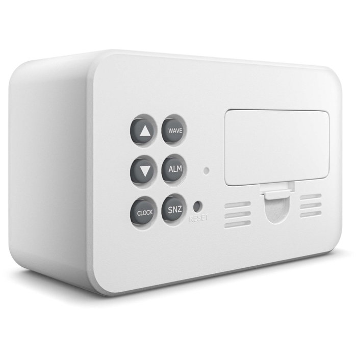 Mebus 51461 Réveil Radio Numérique Blanc