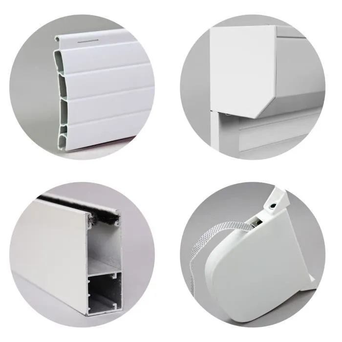 France Combi - Volet roulant PVC recoupable 120 x 155 cm, manœuvre par sangle, coffre pan coupé, coloris blanc France Combi - Volet roulant PVC recoupable 120 x 155 cm, manœuvre par sangle, coffre pan coupé, coloris blanc