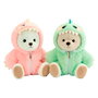 TOYS REVOLUTION Peluche Ours Lofy 30cm avec Déguisement à Fermeture Éclair Interchangeable - Compagnon en Peluche