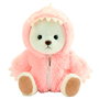 TOYS REVOLUTION Peluche Ours Lofy 30cm avec Déguisement à Fermeture Éclair Interchangeable - Compagnon en Peluche