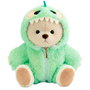 TOYS REVOLUTION Peluche Ours Lofy 30cm avec Déguisement à Fermeture Éclair Interchangeable - Compagnon en Peluche