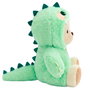 TOYS REVOLUTION Peluche Ours Lofy 30cm avec Déguisement à Fermeture Éclair Interchangeable - Compagnon en Peluche