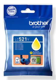 Brother LC-521Y / LC521Y Cartouche d'encre jaune