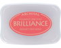 Tsukineko Tampon encreur BRILLIANCE oro rojizo effet nacré 95x65mm