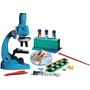 Clementoni Sciences et Jeu - Super Microscope Professionnel avec Lumière LED, Grossissement 1200x, 50 Expériences - Kit scientifique pour enfants 8 ans et plus