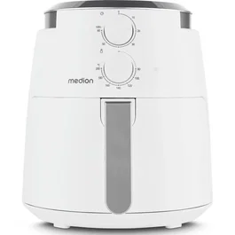Medion MD13020 Friteuse à air chaud Airfryer 4.7 L 1500 Watts Minuterie 60 min Température 80-200°C Blanc