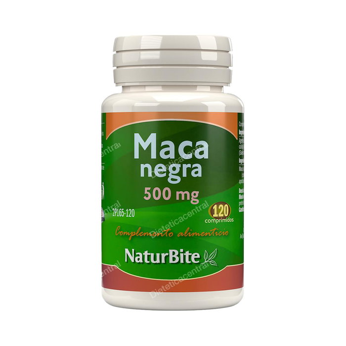 Naturbite Maca Negra 500 mg - 120 Comprimés Complément Alimentaire Naturbite Maca Negra 500 mg - 120 Comprimés Complément Alimentaire