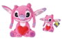 Stitch Peluche Angel avec cœur 25 cm