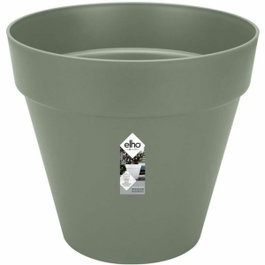 Elho Pot de fleurs Loft Urban Rond Vert avec roulettes