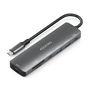 Hub USB Aisens 7 EN 1 Gris 100 W
