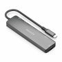 Hub USB Aisens 7 EN 1 Gris 100 W