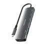 Hub USB Aisens 7 EN 1 Gris 100 W