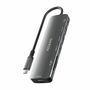 Hub USB Aisens 7 EN 1 Gris 100 W