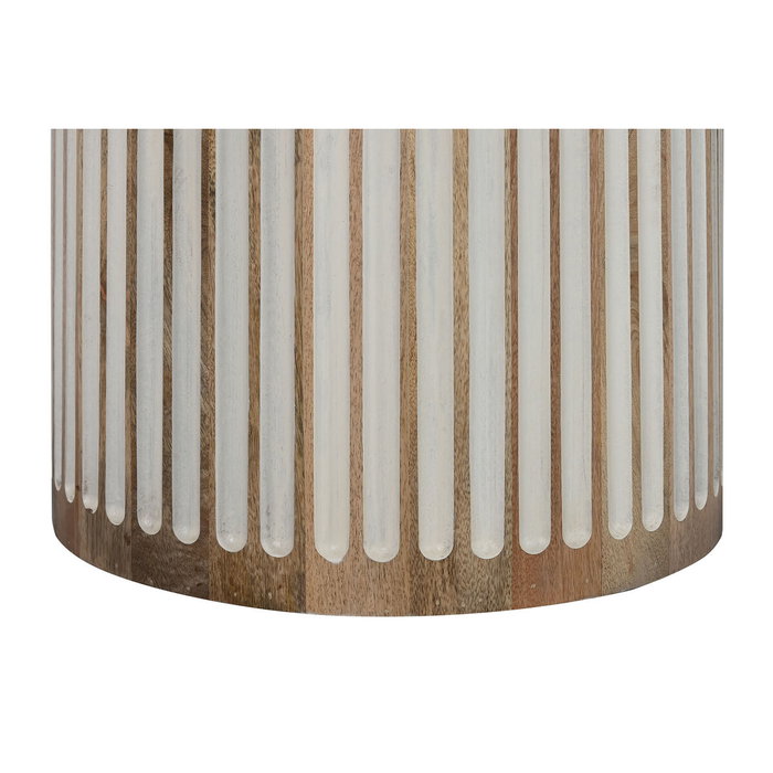 Home ESPRIT Table de Salle à Manger en Marbre et Bois de manguier 120 x 120 x 76 cm Home ESPRIT Table de Salle à Manger en Marbre et Bois de manguier 120 x 120 x 76 cm