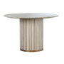 Home ESPRIT Table de Salle à Manger en Marbre et Bois de manguier 120 x 120 x 76 cm