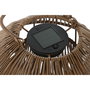 Lampe solaire Home ESPRIT Blanc Marron 31 x 31 x 30 cm (2 Unités)