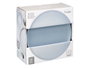 Vessia Assiette Plate 26 cm Lisse Bleu Céramique (Set de 12)