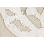 Toile Home ESPRIT Blanc Beige Feuille d'une plante Cottage 62,5 X 3,5 X 62,5 CM (2 Unités)