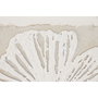 Toile Home ESPRIT Blanc Beige Feuille d'une plante Cottage 62,5 X 3,5 X 62,5 CM (2 Unités)