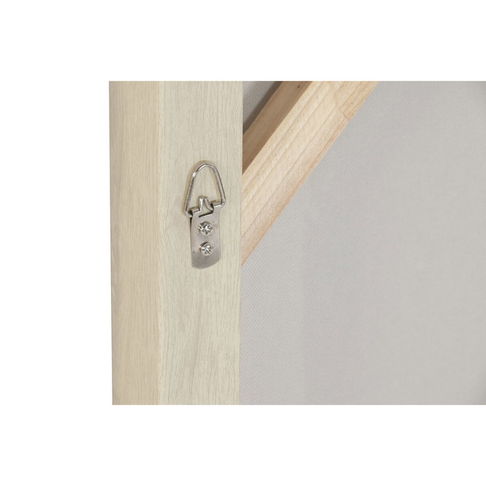 Toile Home ESPRIT Blanc Beige Feuille d'une plante Cottage 62,5 X 3,5 X 62,5 CM (2 Unités)