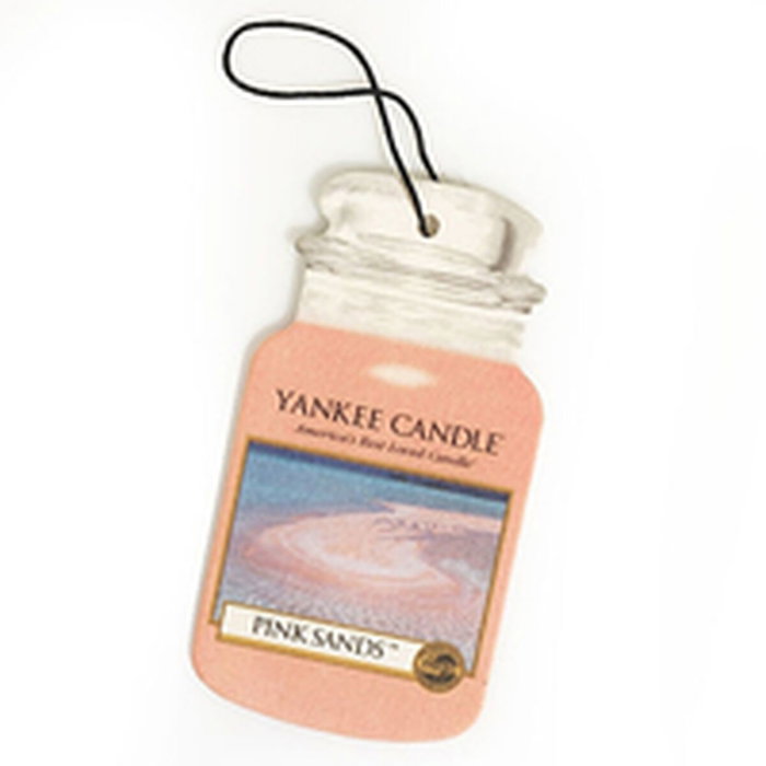 Yankee Candle Car Jar Paper Pink Sands