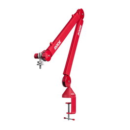 RODE Psa1+ Red - Bras de studio professionnel avec amortissement silencieux, gestion de câbles intégrée, compatible micro 94g-1.2kg