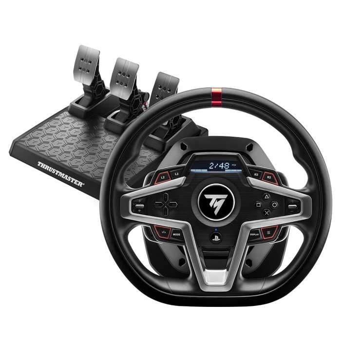Thrustmaster T-248 Volant de Course et Pédales Magnétiques, Noir Thrustmaster T-248 Volant de Course et Pédales Magnétiques, Noir