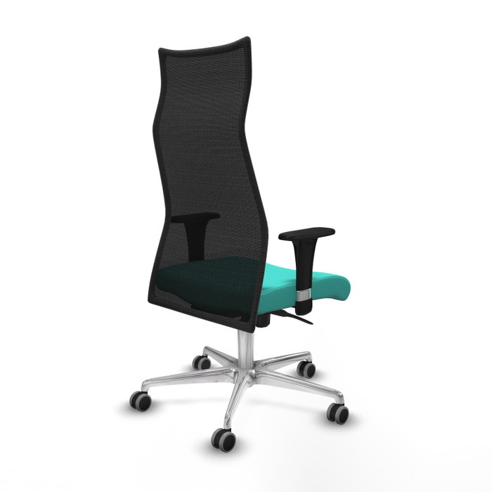 Piqueras y Crespo Chaise de Bureau Albacete XL Turquoise et Noir Piqueras y Crespo Chaise de Bureau Albacete XL Turquoise et Noir