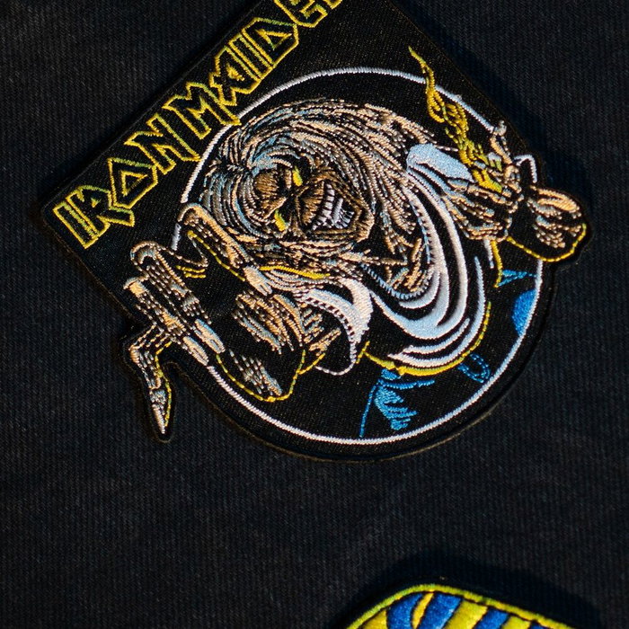ERIK Set de 3 Patchs Broderies Iron Maiden en Polyester à Coudre ou à Coller sur Tissu