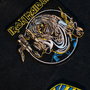 ERIK Set de 3 Patchs Broderies Iron Maiden en Polyester à Coudre ou à Coller sur Tissu
