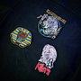 ERIK Set de 3 Patchs Broderies Iron Maiden en Polyester à Coudre ou à Coller sur Tissu