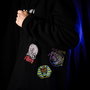 ERIK Set de 3 Patchs Broderies Iron Maiden en Polyester à Coudre ou à Coller sur Tissu