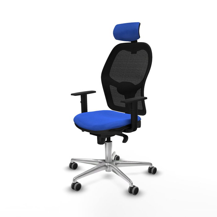 Piqueras y Crespo Chaise de Bureau avec Appui-tête Jorquera 1D086G2 Bleu