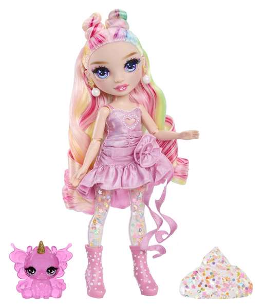 Rainbow High Rainbow Shimmers Bella - Poupée Rose avec Slime