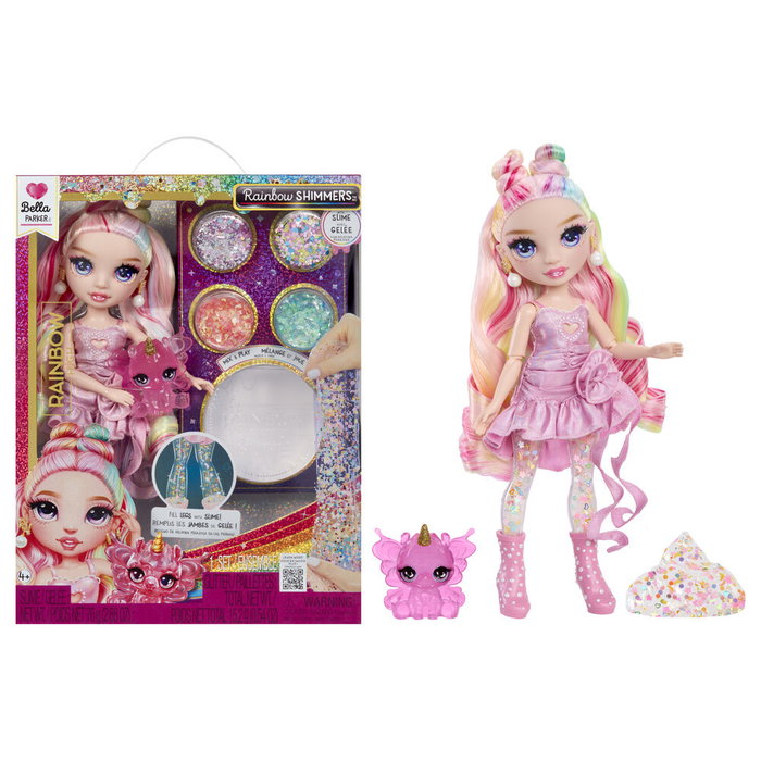 Rainbow High Rainbow Shimmers Bella - Poupée Rose avec Slime