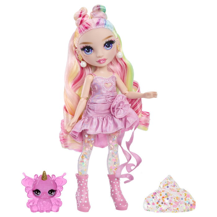 Rainbow High Rainbow Shimmers Bella - Poupée Rose avec Slime
