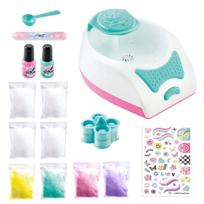 Canal Toys BBD 050 - Salon de Spa pour Mains 3 en 1 So Bomb avec Machine à Bombes de Bain et Kit Manucure - Jeu Créatif pour Enfants Dès 6 Ans