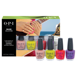 OPI Vernis à Ongles Effet Gel Collection Malibu - Kit de 4 vernis - 3.75 ml chacun