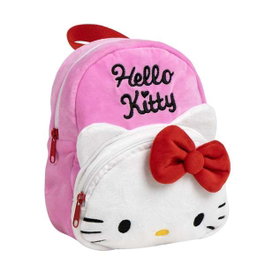 Hello Kitty Sac à dos de crèche personnage premium 18 x 22 x 4 cm pour enfant dès 3 ans - Rose