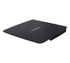 B-Tech Étagère Accessoire AV BT7033, Noir 300 x 300 mm, Charge max 25 kg, Compatible montage mur ou rail/poteau, Fixations pour caméra VC