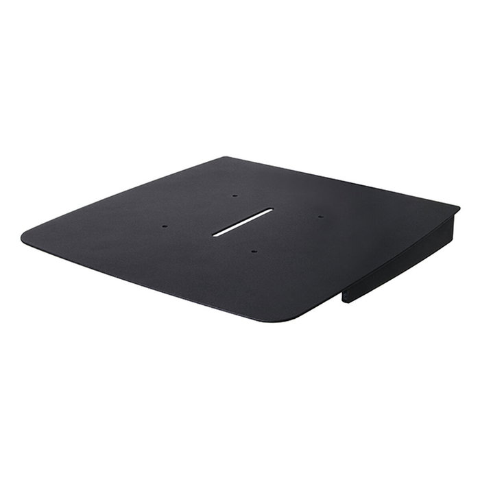 B-Tech Étagère Accessoire AV BT7033, Noir 300 x 300 mm, Charge max 25 kg, Compatible montage mur ou rail/poteau, Fixations pour caméra VC
