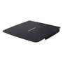 B-Tech Étagère Accessoire AV BT7033, Noir 300 x 300 mm, Charge max 25 kg, Compatible montage mur ou rail/poteau, Fixations pour caméra VC