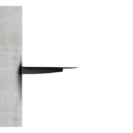 B-Tech Étagère Accessoire AV BT7033, Noir 300 x 300 mm, Charge max 25 kg, Compatible montage mur ou rail/poteau, Fixations pour caméra VC