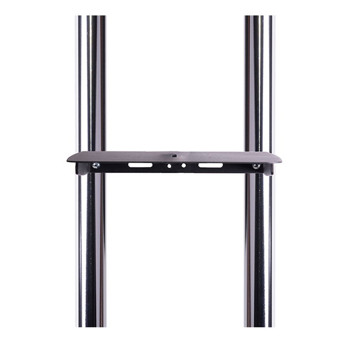B-Tech Étagère Accessoire AV BT7033, Noir 300 x 300 mm, Charge max 25 kg, Compatible montage mur ou rail/poteau, Fixations pour caméra VC