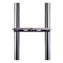 B-Tech Étagère Accessoire AV BT7033, Noir 300 x 300 mm, Charge max 25 kg, Compatible montage mur ou rail/poteau, Fixations pour caméra VC